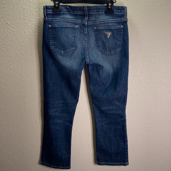Guess Women Sarah Fit Mid Rise Distressed Ankle Skinny Jeans Size 29 - Picture 6 of 8